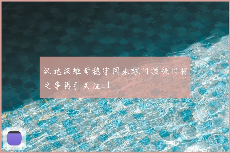 汉达诺维奇稳守国米球门顶级门将之争再引关注_1